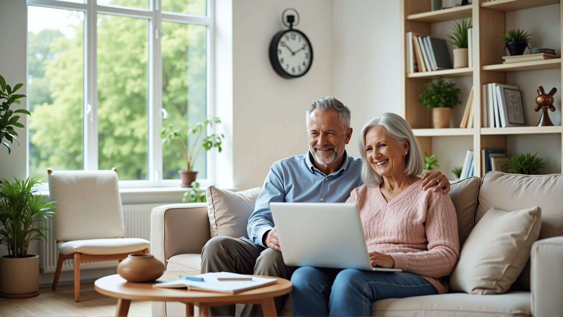 Retirement planning scenes